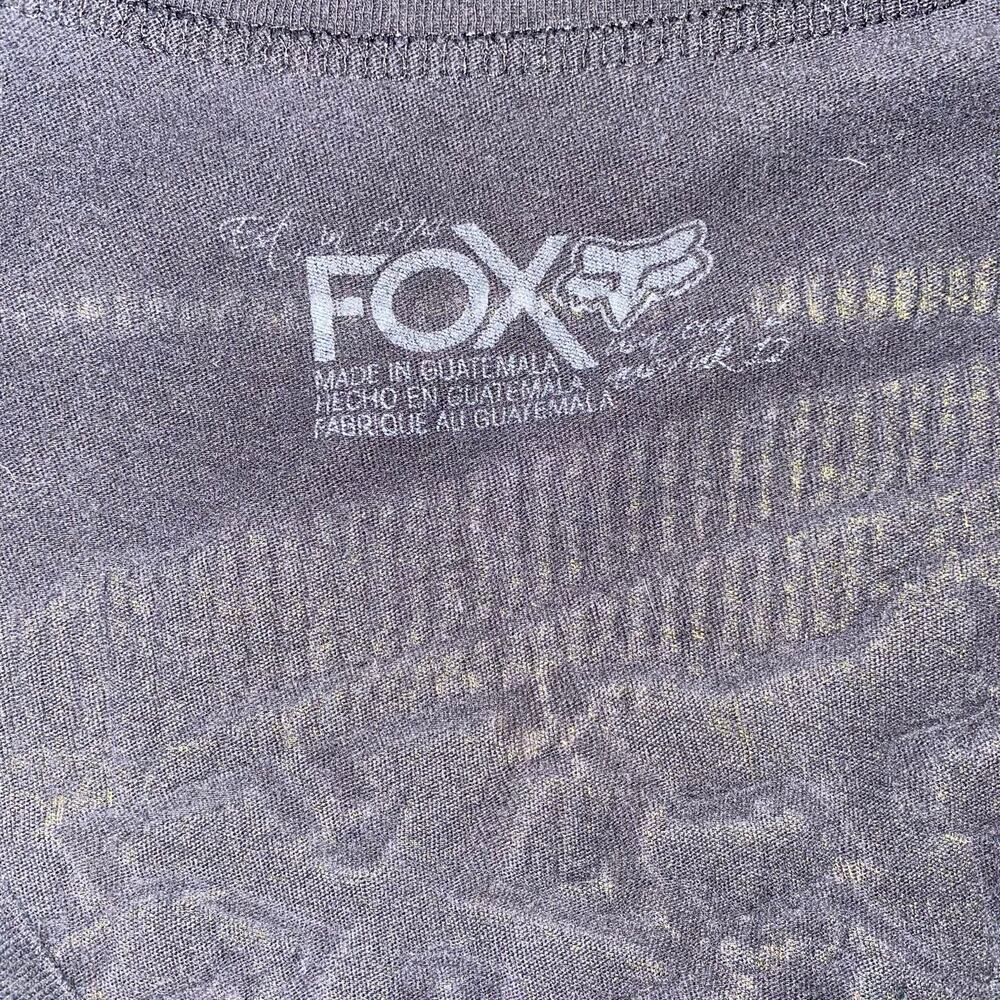 Fox Grunge V-Neck Tee, Women’s Large - Picture 5 of 9